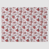 Red White Christmas Tree Pattern#4 ID1009 Tissuepapier (Voorkant)