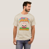Red/White Cupcake - Happy Jump T-shirt (Voorkant volledig)