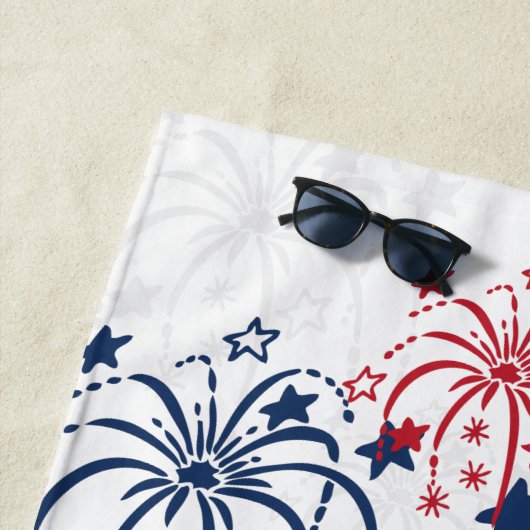 Red White en Blue Fireworks, 4 juli Strandlaken (In situ)