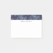 Red White en Blue Fireworks Pattern Post-it® Notes (Voorkant)