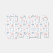 Red White en Blue Fireworks Summer Wedding Bedankdoosjes (Uitgevouwen)