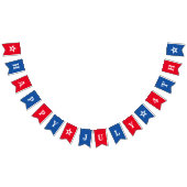 Red White en Blue op 4 juli Vlaggetjes (Alle)