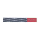 Red White en Blue Patriotic Return Address (Individueel)