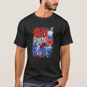 Red White en Boozy 4 juli Verenigde Staten T-shirt