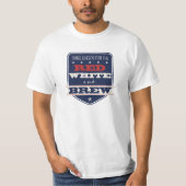 Red White en Brew Patriotic | 4 juli T-shirt (Voorkant)