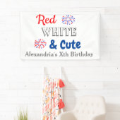 Red White en Cute, 4 juli Spandoek (Insitu)