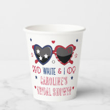 Red White en I Do Heart Zonnebril Vrijgezellenfees