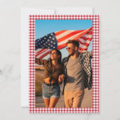 Red White en ik doen uitnodiging van de Partij van (Achterkant)