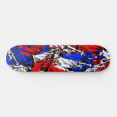 Red White en Liberty Skateboard (Horizontaal)