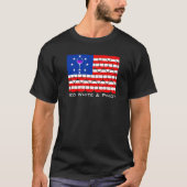 Red White en Pinot Wine Tasting American Flag T-shirt (Voorkant)
