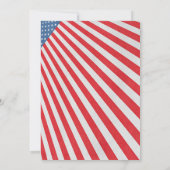 Red White et Brew 4 juillet Invitation (Dos)