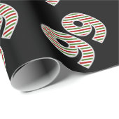 Red, White, Green "99" 99th Event op kerstdag Cadeaupapier (Rol Hoek)