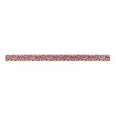 Red White Leopard Print Lint (Voorkant)
