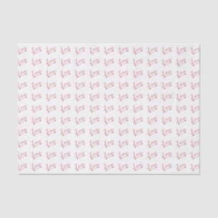 Red & White Love Arrow-Valentijnsdag Tissuepapier