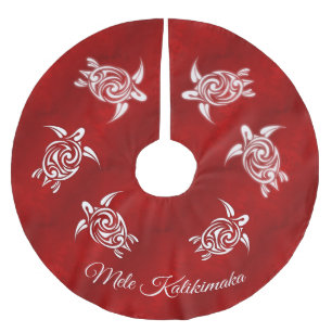 Red White Mele Kalikimaka Kerstmis  Kerstboom Rok