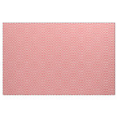 Red White Modern Triangles Pattern Fabric Stof (Yard (91,4 cm))