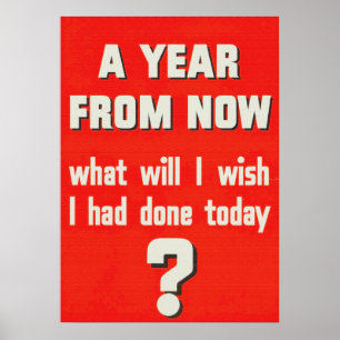 Red White  Motivatie Inspirerend Citaat Poster