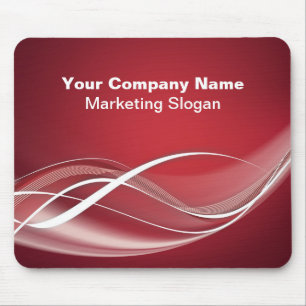 Red White Mousepad Sjabloon Muismat