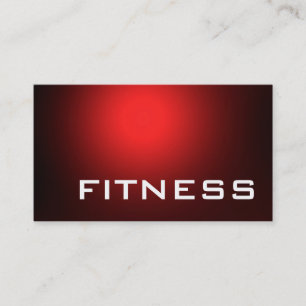 Red White Professional Fitness Visitekaartje
