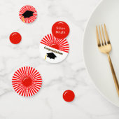Red White Rising Sun Afstuderen Table Confetti (Groep)