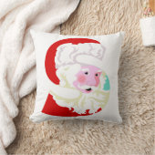 Red White Santa Kerstfeestdag Kussen (Deken)
