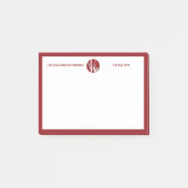 Red & White Small Business Logo - Promotie Post-it® Notes (Voorkant)