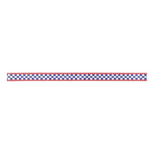 Red, White Stars en Blue Checkers Lint (Voorkant)