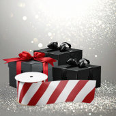 Red White Striped Festive Holiday Lint