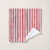 Red White Stripes (Gant de toilette)