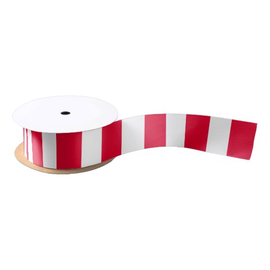 Red & White Thick Stripes Lint (Spoel)