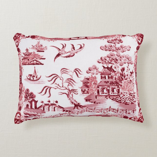  Red Willow Accent Pillow Decoratief Kussen (Voorkant)