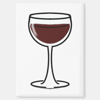 Red Wine Glass Magneet