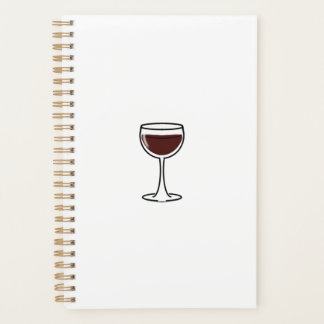 Red Wine Glass Planner