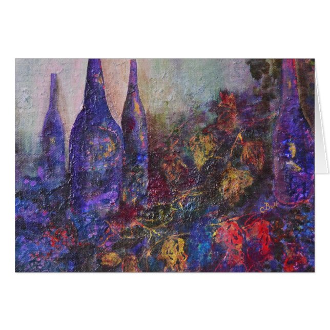 Red Wine Harvest Art (Voorkant Horizontaal)