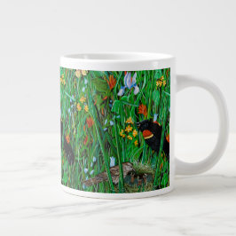 Red Wing Blackbird Coffee Cup Extra Grote Beker