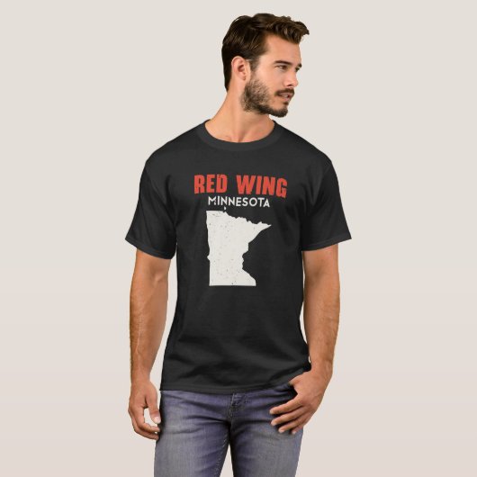 Red Wing Minnesota USA T-shirt (Voorkant volledig)
