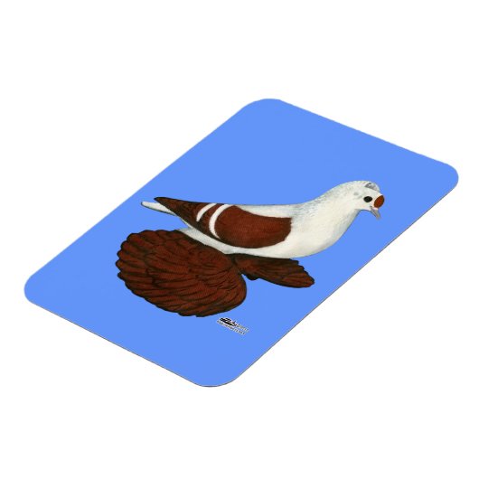 Red Wing Pigeon Magneet (Linkerzijde)