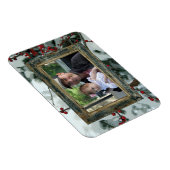 Red Winter Berries Holiday Magnet flexible (Côté Droit)