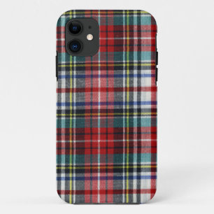 Red Winter Noël Plaid iPhone 5 Coque