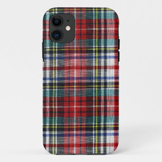 Red Winter Noël Plaid iPhone 5 Coque (Dos)