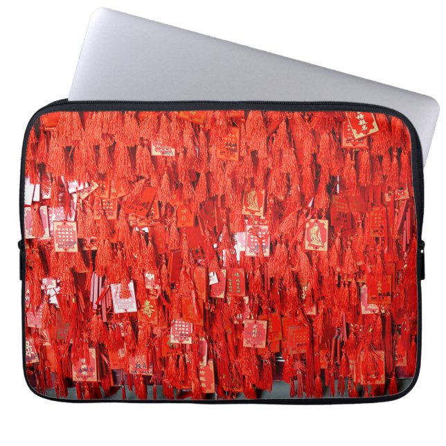 Red Wish Laptop Sleeve (Voorkant)