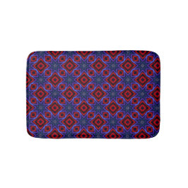 Red With Blue Stars Badmat