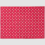 Red With White Polka Dots Tissuepapier (Voorkant)