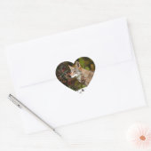 Red Wolf Hart Sticker (Envelop)