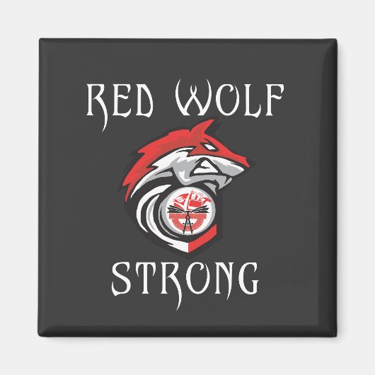 Red Wolf Strong Magneet (Voorkant)