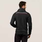 Red Wolf Strong Zippered Hoodie (Achterkant volledig)