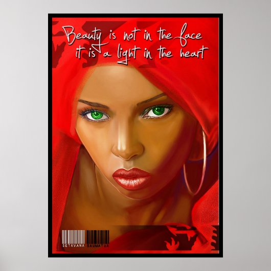 Red Woman Poster (Voorkant)