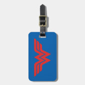 Red Wonder Woman Logo Bagagelabel (Voorkant verticaal)
