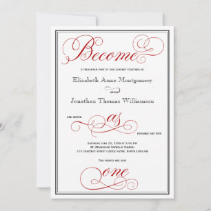 Red wordt een Christelijke uitnodiging tot huwelij