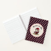 Red Write in me Mad Hatter Alice in Wonderland Notitieboek (Binnen)